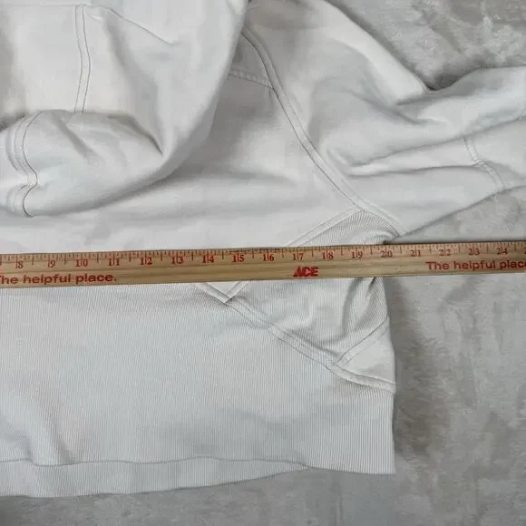 Lululemon Scuba Oversized Half-Zip Hoodie Sweatshirt Light Beige Size XS/S - Picture 5 of 7